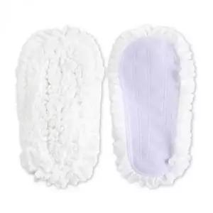 초극세사 청소 슬리퍼 패드 리필 거실실내화 발걸레 꽃무늬 거실화 청소실내화 청소신발