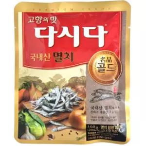 CJ 다시다 명품 골드 국내산 멸치 100g 1개