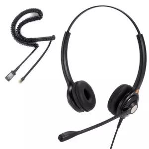 IPD 콜센타 상담원 전화 유선헤드셋-RJ09-U10 케이블 IPH-215일반-양귀형