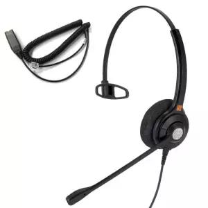 IPD 콜센타 상담원 전화 유선헤드셋-RJ09-HIS-02 케이블 IPH-210 일반-한귀형