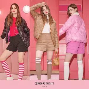 비노출특가쥬시꾸띄르골프 퀼팅 다운 패딩 반바지 여성 택1 346787