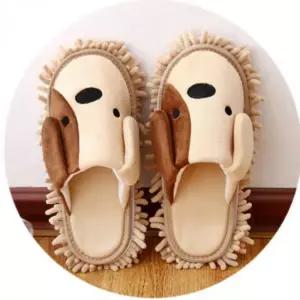 청소 걸레 슬리퍼 극세사 세척용 실내화 청소걸레 거실화 거실실내화 바닥걸레 청소포