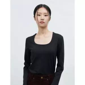 제너럴아이디어 GENERAL IDEA GENERALIDEA 히트젯 히트 U넥 티셔츠 [BLACK] / WBE4L01516 WBE4L01516BK 587