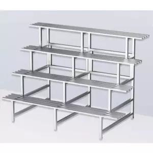 스테인리스 화분선반 계단식 4단 진열대 다육이 정리대 받침대 화분