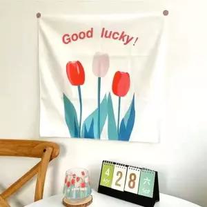 패브릭포스터 원룸 벽장식 그림 포스터 붉은꽃 (WFJPVQ7)