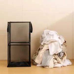 접이식 메쉬 바구니 다목적 보관함 빨래 수납 (WFJ5TT9)