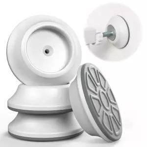 코모미 4팩 베이비 게이트 벽 보호대 세이프티 차일드 익스텐더 월 컵 펫 도그 게이트로부터 벽과 문을