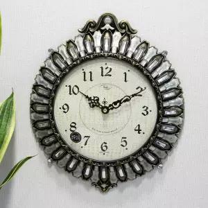 무소음 아침햇살 신주도금 주물 벽시계 HCA-645G