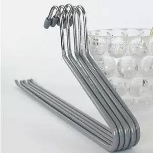 논슬립 바지걸이 미끄럼방지 바지옷걸이 그레이 10P (WFK6L8D)