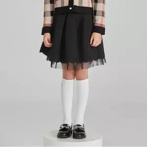 [보리보리/닥스리틀]닥스리틀 샤배색 볼륨플레어 스커트 DSF12SA57M_BK