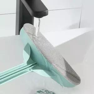 베란다청소솔 깨끗한 시야 유리창청소밀대 길이조절 방충망 (WFJ6GCD)