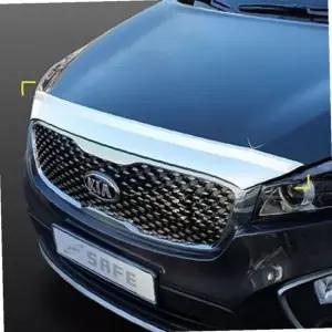 쏘렌토 후드 가드 크롬 버그 보호 프로텍터 몰딩