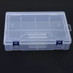 고품질 낚시 대형 사각 투명 보관 케이스 학원 소품 멀티 박스 정리 (WFK9GOY)