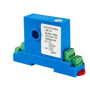 [미국배송] AC DC 전류 변환기 0-150A 송신기 4-20MA 0-10V 0-5V RS485 센서 변환기(DC 0-100A 입력)