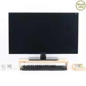 고품질 홈오피스거치대 스크린 원목 심플 책상 화면지지대 1단 (WFKA2AP)