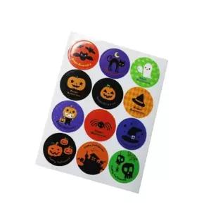 할로윈 포장 스티커 디저트 선물 밀봉 데코 스티커 (WFKAFKD)