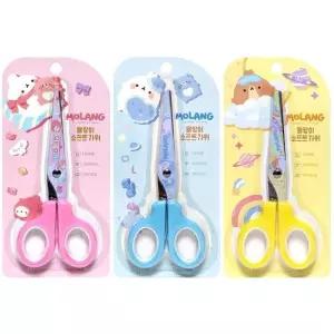 양면프린트가위 15P 가시개 학교 양손가위 15개 (WFKA1LI)