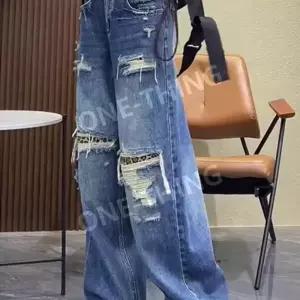 찢어진청바지 블루 을 단기장 빅사이즈