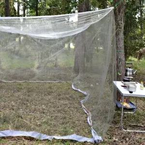 [콩심팥심]국방색 사각모기장 특야외용 14-15인