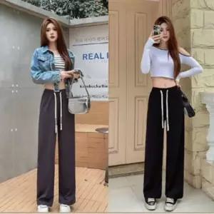 고품질 쿨바지 여름 해변쿨팬츠 여성 와이드팬츠 와이드 (WFKANNB)