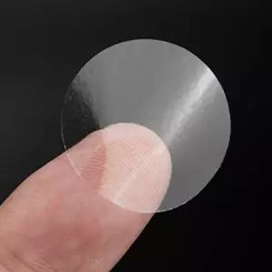 무지투명스티커 20mm50pX1매 투명실링 라벨 실링테이프 50개 (WFKAR2Y)