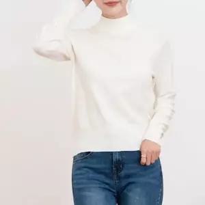 여자 겨울 반 목 여성니트티 니트 터틀넥 포근한 여자예쁜니트 티셔츠