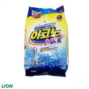 ( )비트 찬물전용 이코노 MAX 3kg 파우치 분말세제 세탁세제 세탁용품 액체세제 일반용 드럼용