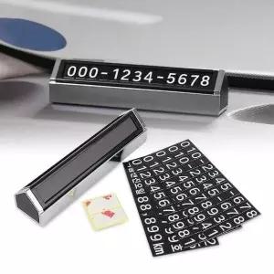 자석주차번호판 회전주차알림판 마그넷 전화번호판안내 자석 사생활 6인치 (WFKBITR)