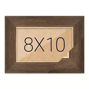 사진액자 8x10 (슬림 엣지월넛) 탁상벽걸이 (KYR-WCA6FF1)
