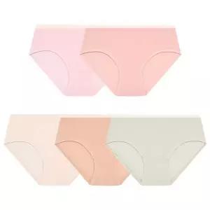 [수아팜] 여아 베이직 코튼 팬티 5매 세트.