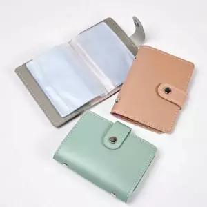 [콩심팥심]수첩 케이스 미니 26장입 자격증 명함 가죽 자격증보