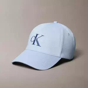 [Calvin Klein]캘빈클라인 모자 남여공용 볼캡 모노 자수로고 캐주얼블루