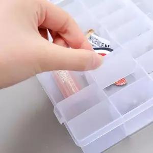 [하프클럽/]보석 정리함 투명 비즈 보관박스 소품 수납 케이스