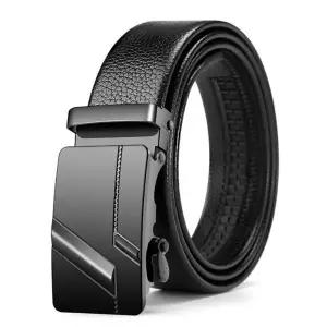 [하프클럽/]남성 기본 정장 회사원 스타일 인조가죽 자동 밸트