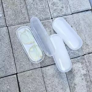 휴대용 원터치 반투명 안경 하드케이스 (WFKBRU2)