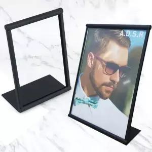 테이블 현수막 철재 스탠드 경사형 포토액자 A5 A4 배너 고정대 (WFKD398)