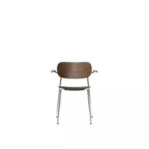 [롯데백화점]오도코펜하겐 CO DINING CHAIR W/ARMREST - DARK STAINED OAK/CHROME