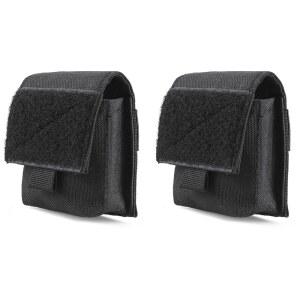 Azarxis 택티컬 미니 벨트 파우치, 다목적 소형 배터리 케이스 컴팩트 유틸리티 EDC 카드 슬롯 홀더 허리 가방 밀리터리 몰리 팩 잡화 보관