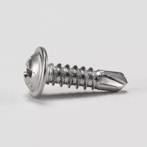 냄비머리 와셔붙이 직결피스 16mm 500개입 기리공구세트 셀프 철판 와샤 판넬 크류볼트 드릴 나사못 철판못