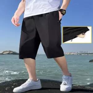 [하프클럽/]남자 여름 쿨링 허리밴딩 반바지 아이스 아웃도어팬츠