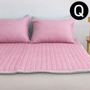 마이크로화이바 논슬립 패드 퀸 Q 핑크 카페트겸용 침대패드 패드 침대매트 퀸침대매트 퀸매트