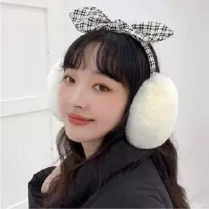 밍크귀마게 가디언블루 머리띠귀마개 겨울귀마개 털귀마개