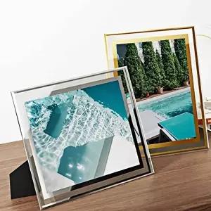 A4 고급형 상장액자 실버 진열 사진 (KYR-WFG9W60)