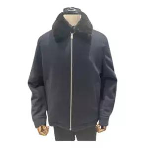 [롯데백화점]레노마 F/W 프리이엄 네이비 캐시미어 혼방 렉스카라 점퍼 RQLMBU53A