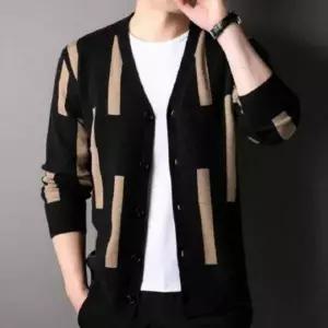 남성 봄 가을 캐주얼 니트 스웨터 기본핏 데일리 가디건