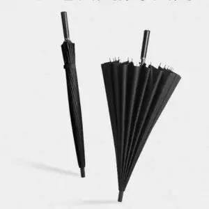 의전용 견고한 접이식 골프 우산 24k 인쇄 3단 장우산