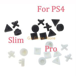 [호환품]소니호환 플레이스테이션 4 PS4 프로 슬림 콘솔 하우징 케이스용 1세트 실리콘 바닥 고무 피트 패