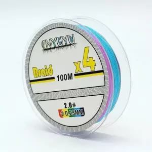 4가닥 PE 합사 낚시줄 컬러풀 낚싯줄 낚시용품