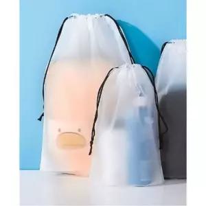 다용도 방수 반투명 비닐 파우치 대형 10P 여행 정리