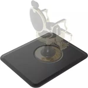 헤어 스타일리스트를 위한 두꺼운 살롱 매트 4개 u2019x 5개 1개 /2인치 바버 플로어 매트/라운드 베이스